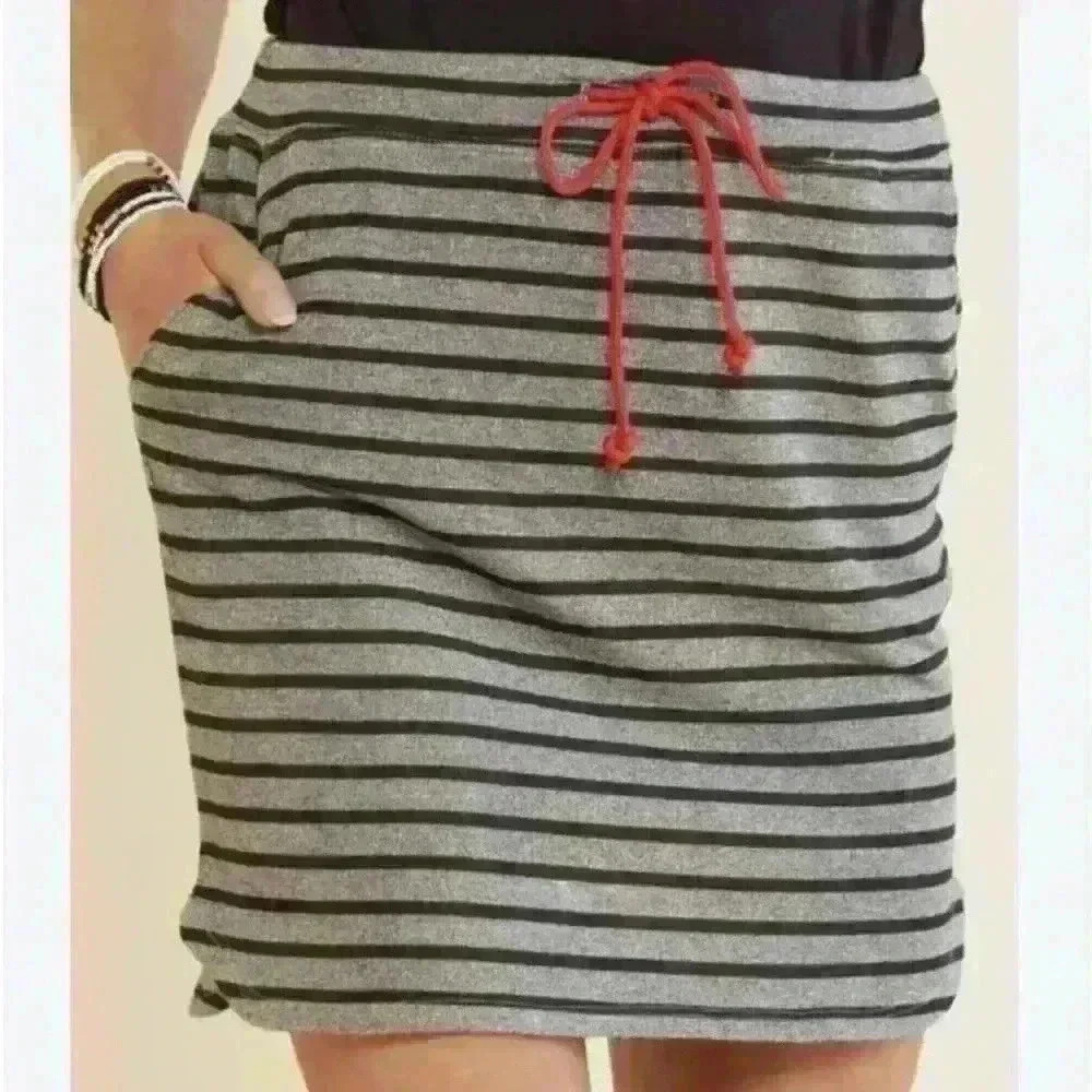 Sundry The Everyday Striped Skirt